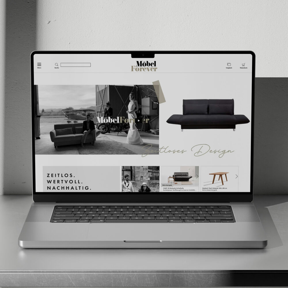 Markenauftritt Möbel Online Shop