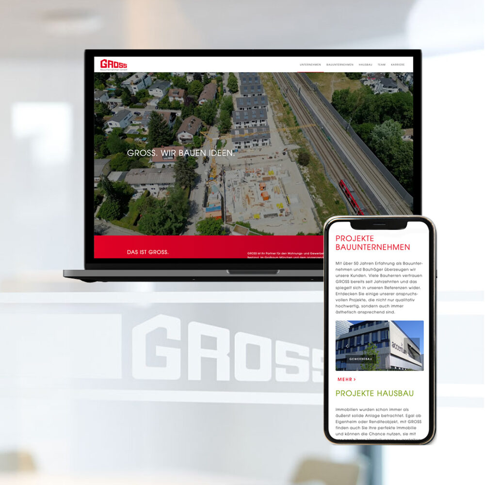 Webdesign Bauunternehmen
